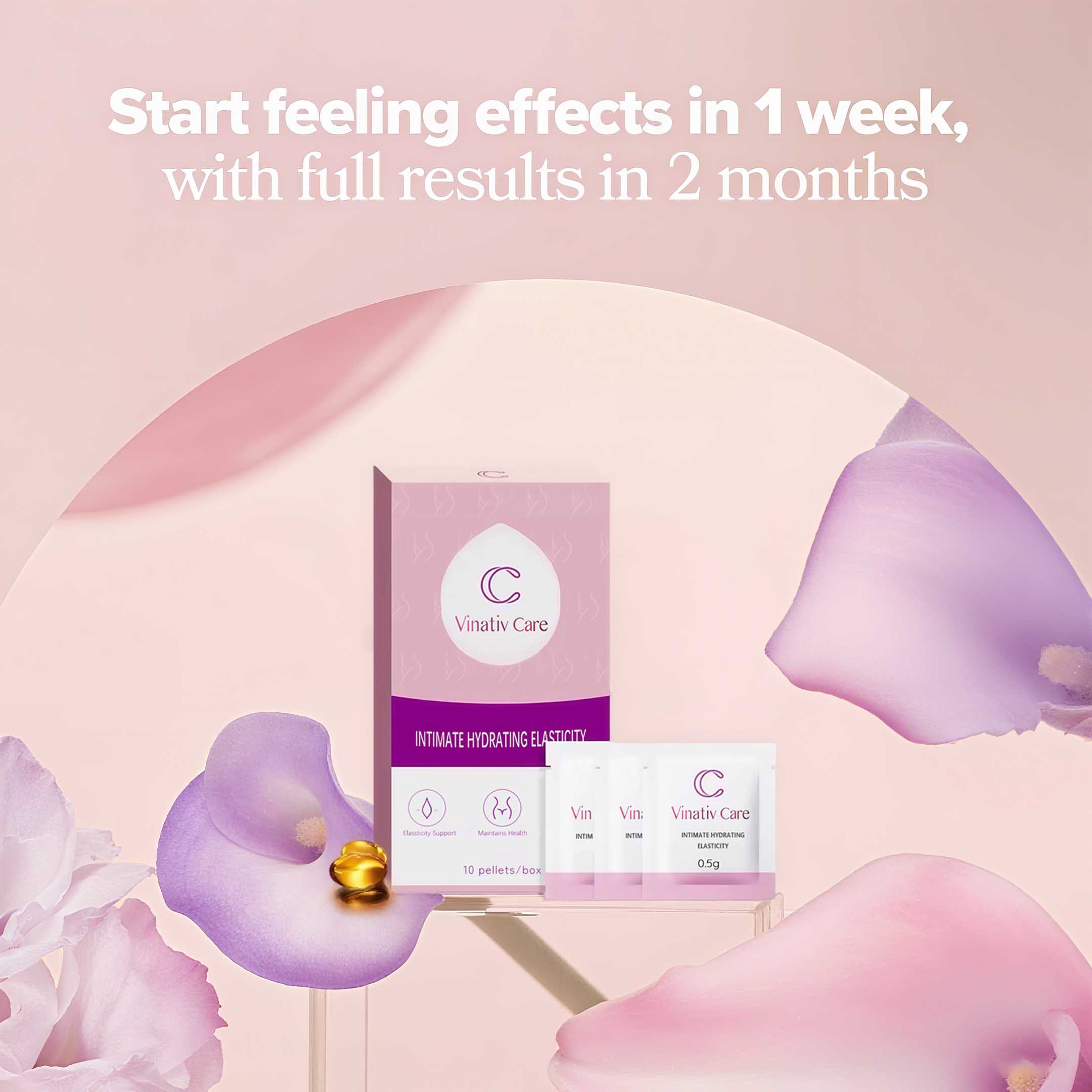 Vinativ® Plant-Based Gel Beads – Tightening & Hydrating, pH Balanced & Odor Removal, Deep Nourishment for Fresh, Confident & Empowered Women