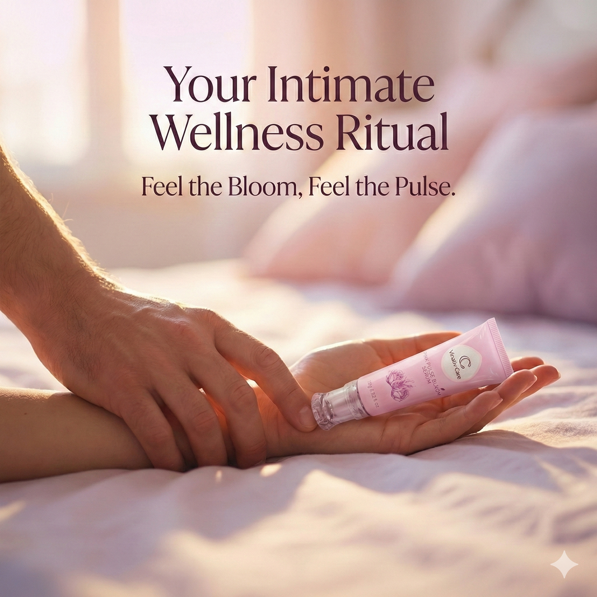 Vinativ® Feminine Intimate Care Pink Pulse Bloom Serum | Sensory Awakening & Radiance Complex
