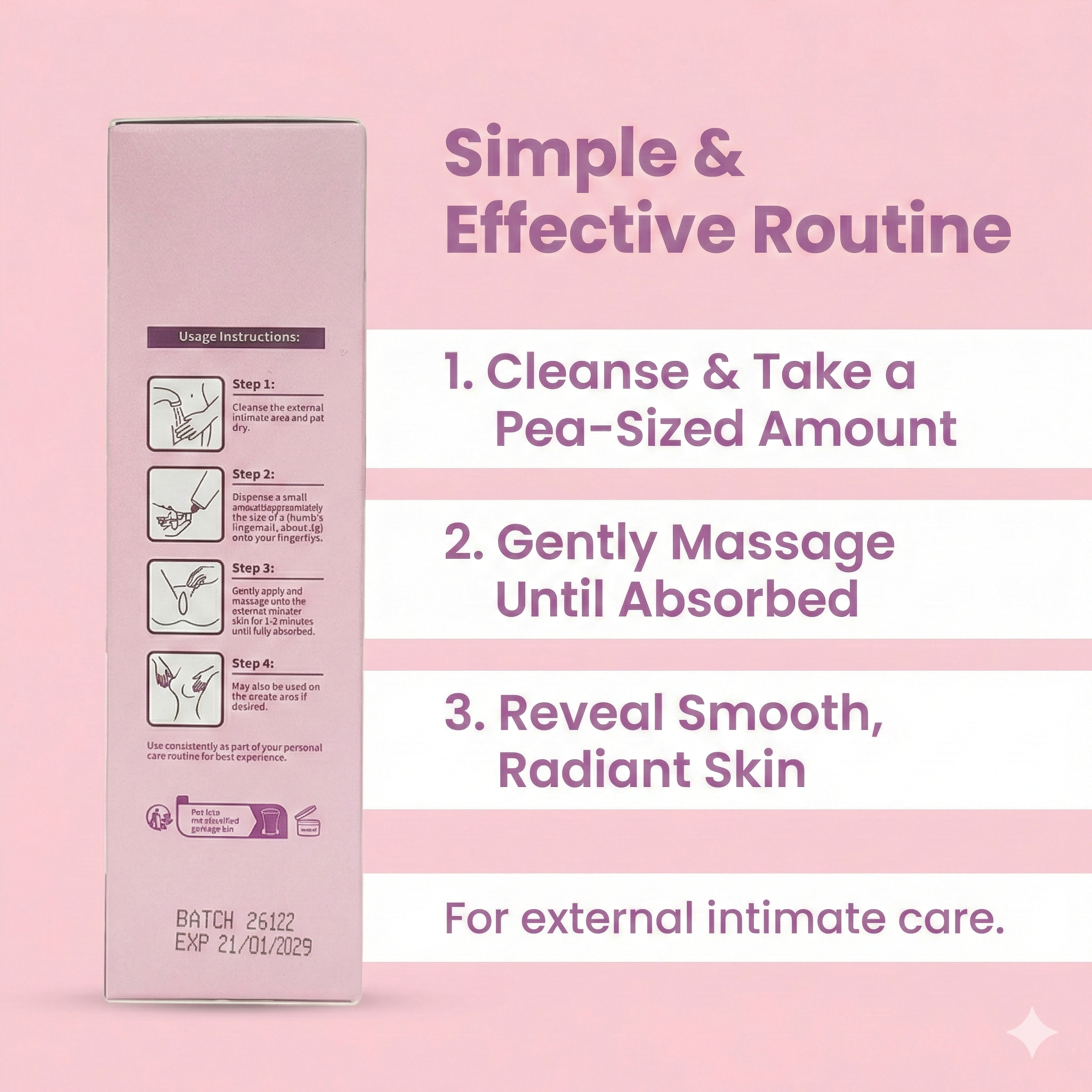 Vinativ® Feminine Intimate Care Pink Pulse Bloom Serum | Sensory Awakening & Radiance Complex