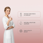 Product benefits - Freshness, Moisture, Vitality